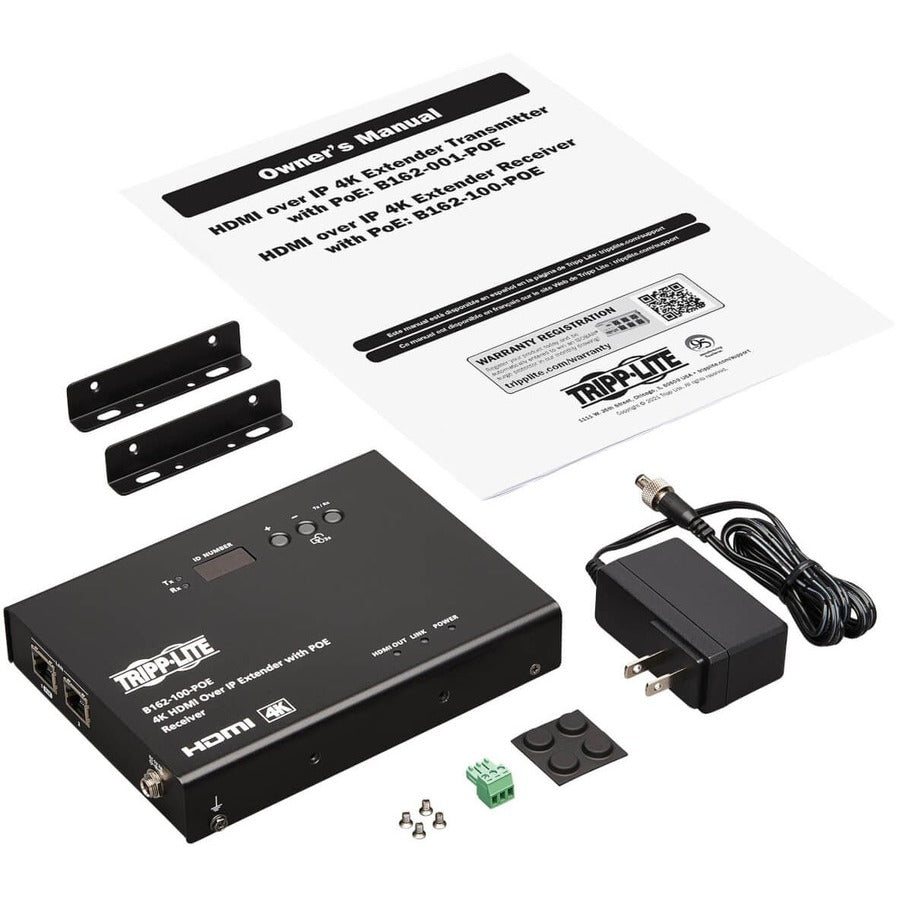 Tripp Lite B162-001-Poe Av Extender Av Transmitter Black