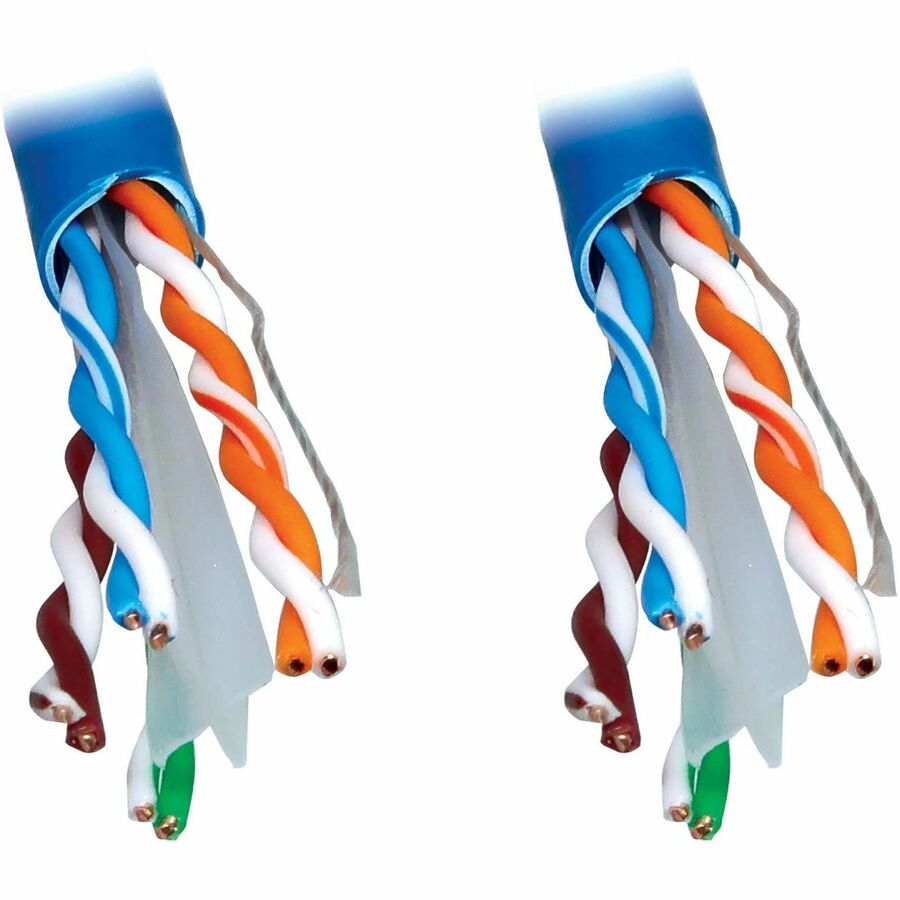 Tripp Lite Cat6 1G Solid Core UTP Bulk Ethernet Cable, LSZH, Blue, 1000 ft. (305 m) -