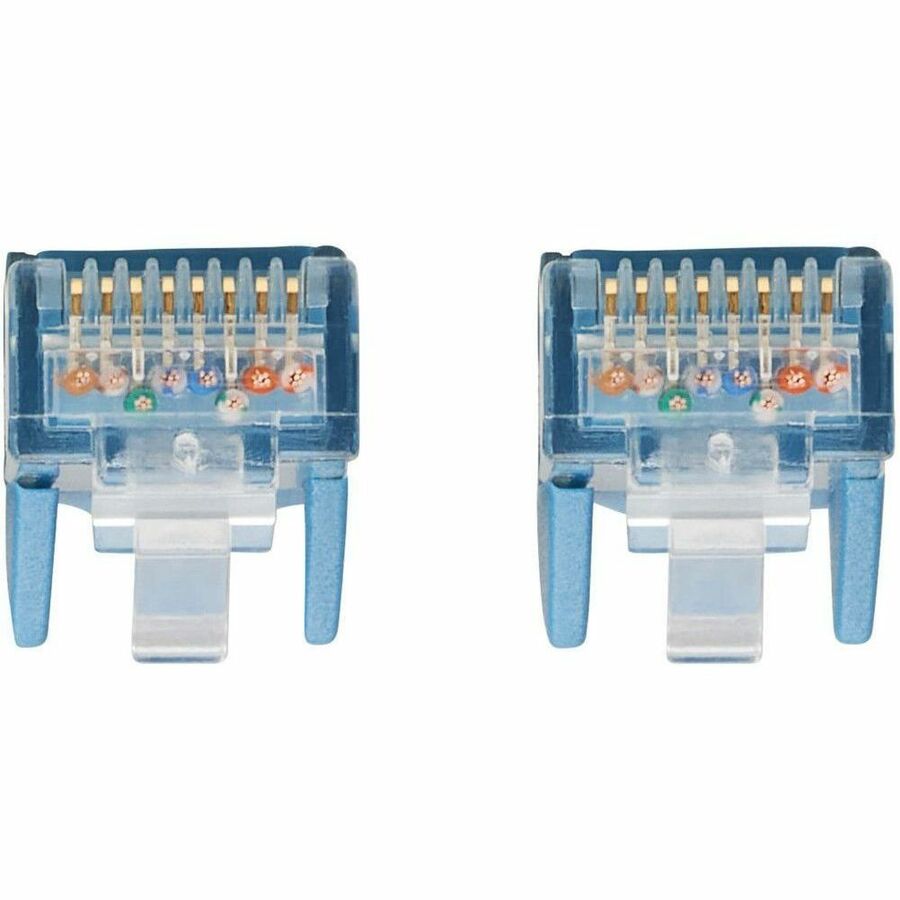 Tripp Lite Cat6 Gigabit Snagless Molded UTP Ethernet Cable (RJ45 M/M) PoE LSZH Blue 1 m