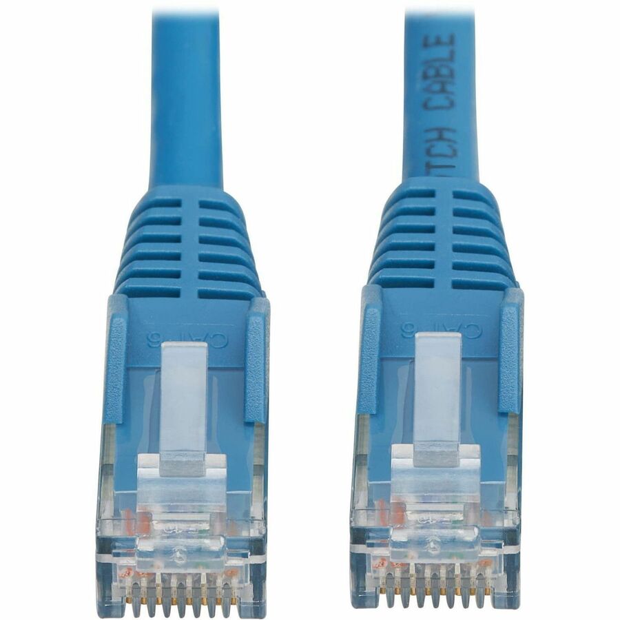 Tripp Lite Cat6 Gigabit Snagless Molded UTP Ethernet Cable (RJ45 M/M) PoE LSZH Blue 1 m