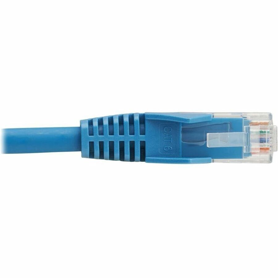 Tripp Lite Cat6 Gigabit Snagless Molded UTP Ethernet Cable (RJ45 M/M) PoE LSZH Blue 2 m