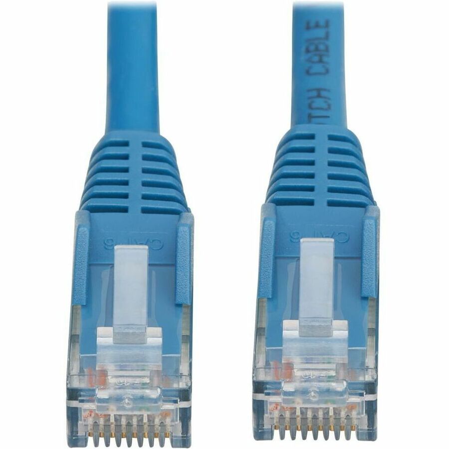 Tripp Lite Cat6 Gigabit Snagless Molded UTP Ethernet Cable (RJ45 M/M) PoE LSZH Blue 2 m