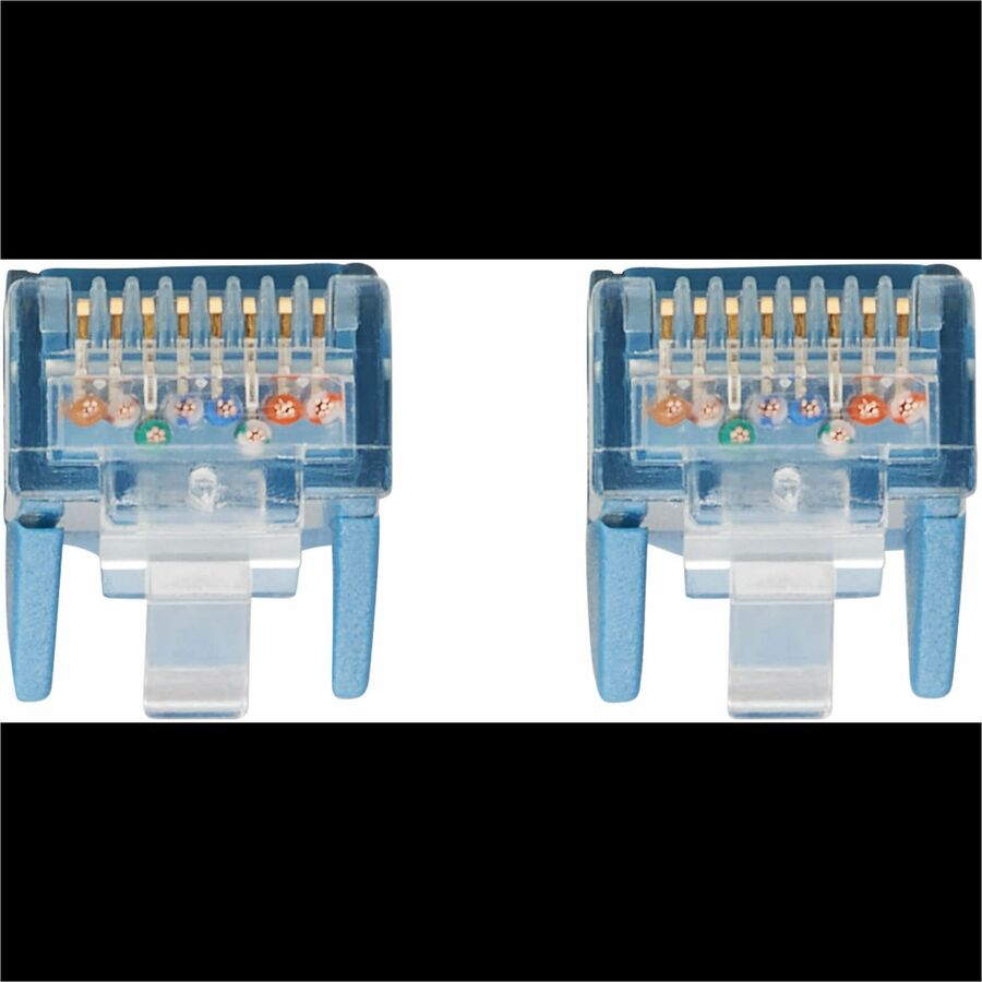 Tripp Lite Cat6 Gigabit Snagless Molded UTP Ethernet Cable (RJ45 M/M) PoE LSZH Blue 2.5 m