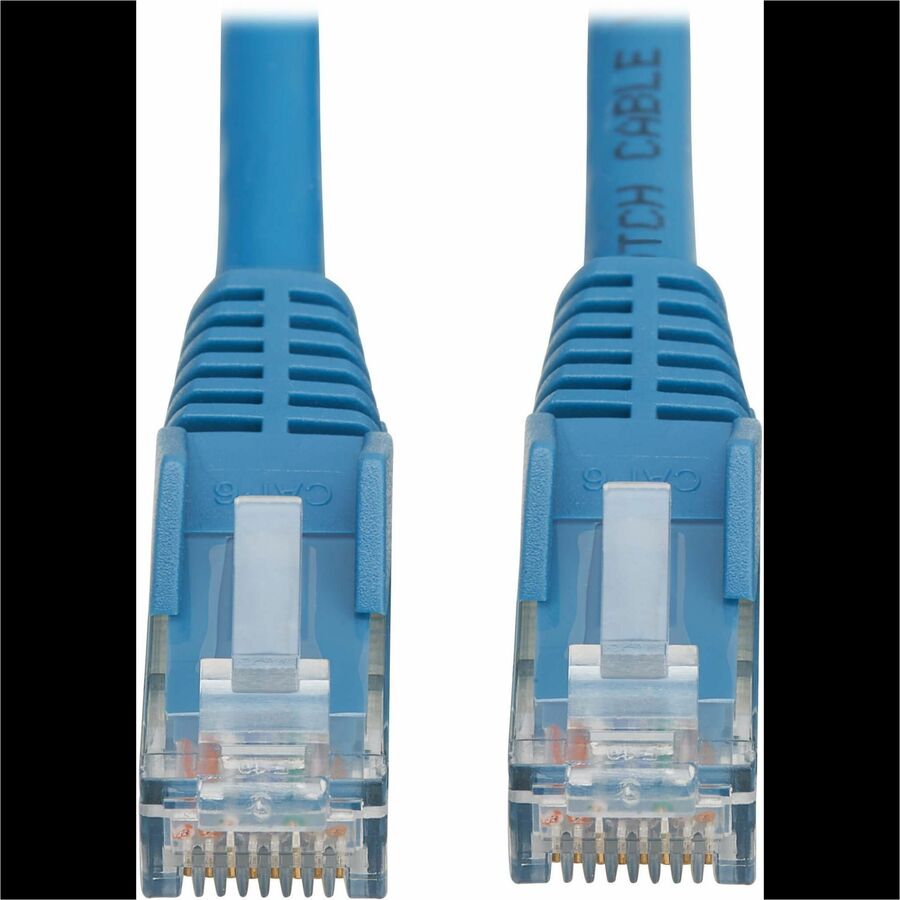 Tripp Lite Cat6 Gigabit Snagless Molded UTP Ethernet Cable (RJ45 M/M) PoE LSZH Blue 2.5 m