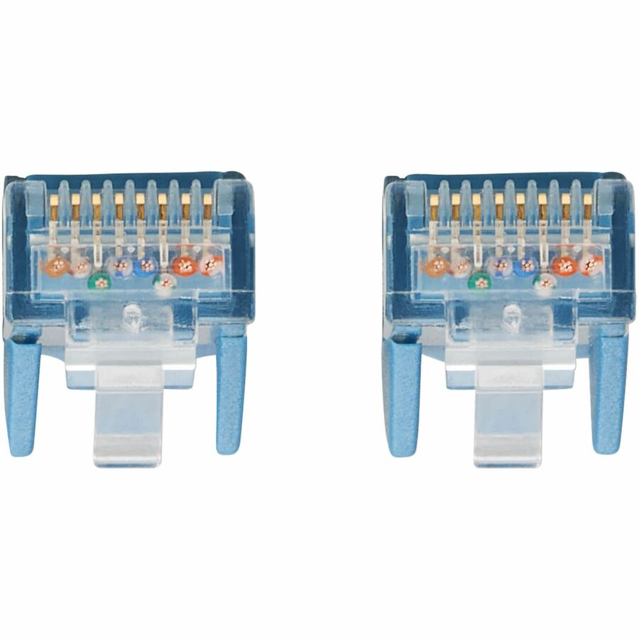 Tripp Lite Cat6 Gigabit Snagless Molded UTP Ethernet Cable (RJ45 M/M) PoE LSZH Blue 3 m