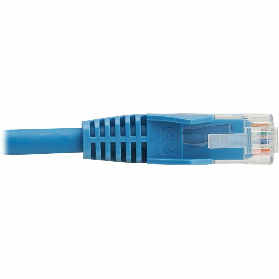 Tripp Lite Cat6 Gigabit Snagless Molded UTP Ethernet Cable (RJ45 M/M) PoE LSZH Blue 3.5 m