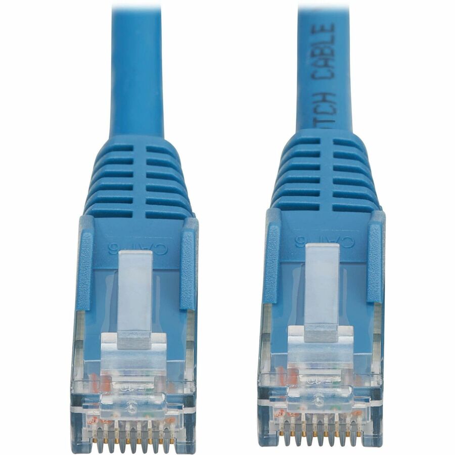 Tripp Lite Cat6 Gigabit Snagless Molded UTP Ethernet Cable (RJ45 M/M) PoE LSZH Blue 3.5 m