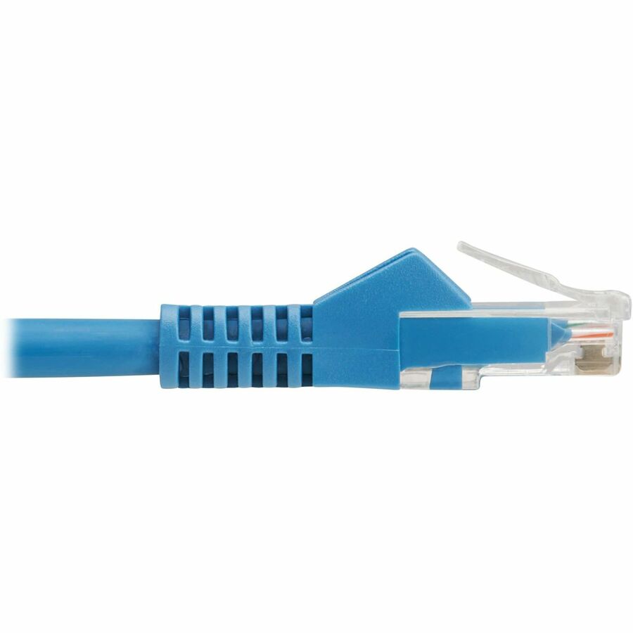 Tripp Lite Cat6 Gigabit Snagless Molded UTP Ethernet Cable (RJ45 M/M) PoE LSZH Blue 5 m