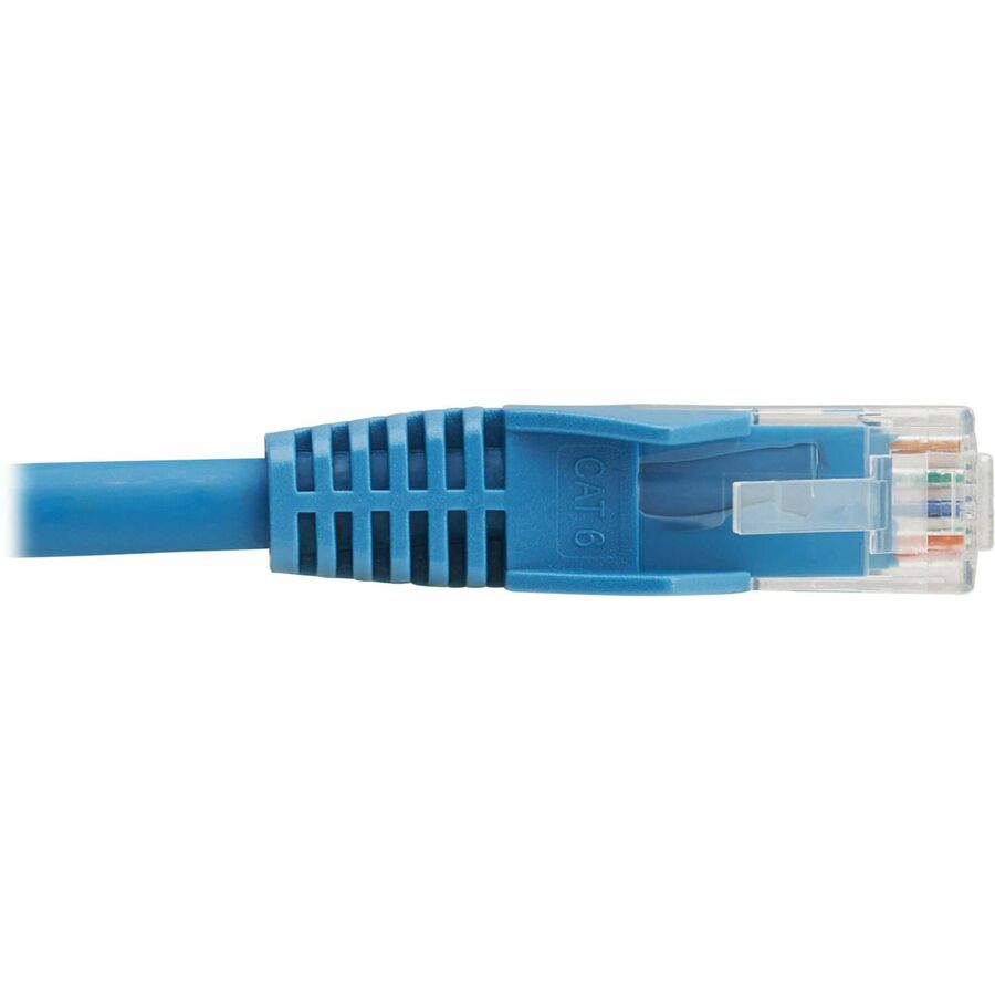 Tripp Lite Cat6 Gigabit Snagless Molded UTP Ethernet Cable (RJ45 M/M) PoE LSZH Blue 5 m