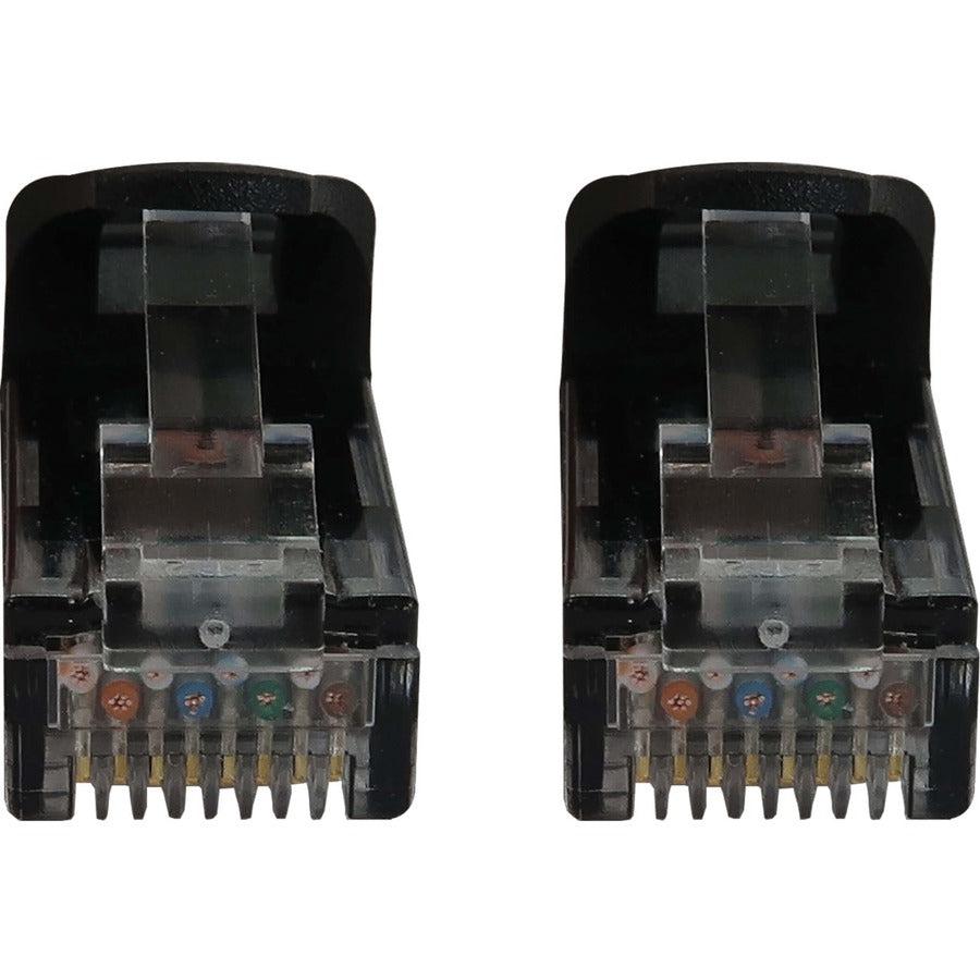 Tripp Lite Cat6a 10G Snagless Molded UTP Ethernet Cable (RJ45 M/M), PoE, Black, 2 ft. (0.6 m)