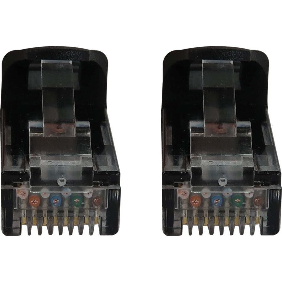 Tripp Lite Cat6a 10G Snagless Molded UTP Ethernet Cable (RJ45 M/M), PoE, Black, 50 ft. (15.2 m)