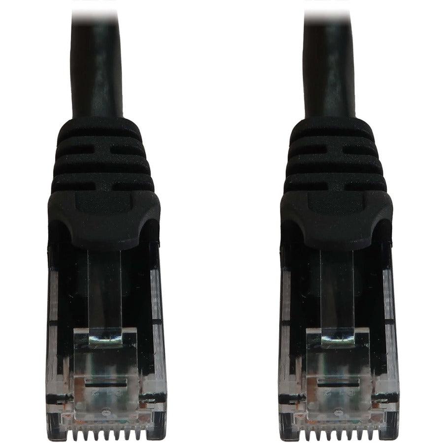 Tripp Lite Cat6a 10G Snagless Molded UTP Ethernet Cable (RJ45 M/M), PoE, Black, 6 ft. (1.8 m)