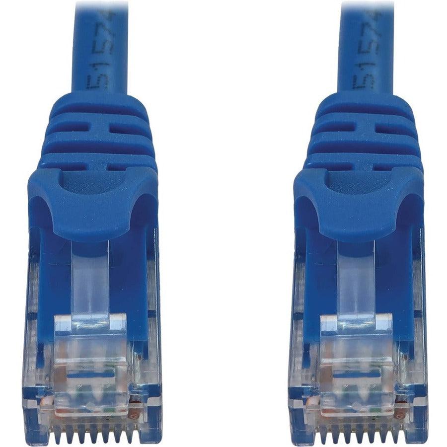 Tripp Lite Cat6a 10G Snagless Molded UTP Ethernet Cable (RJ45 M/M), PoE, Blue, 100 ft. (30.5 m)