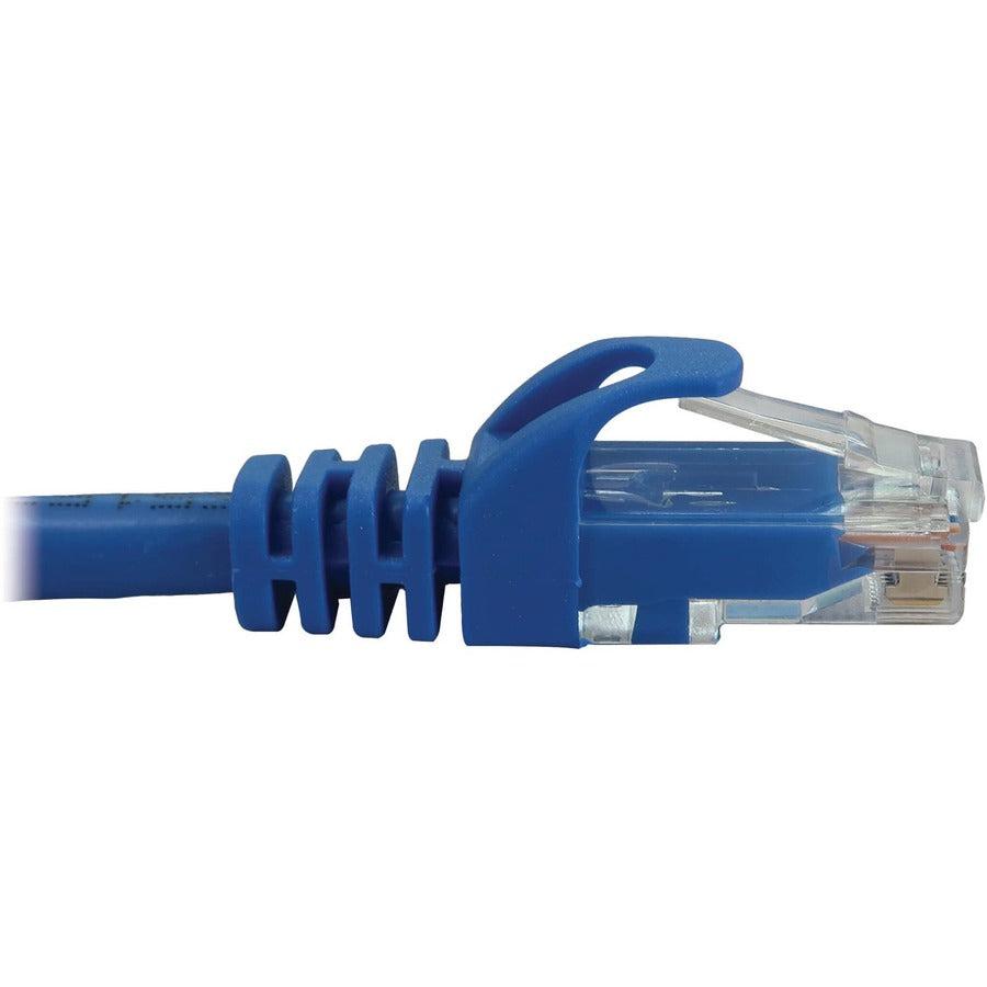 Tripp Lite Cat6a 10G Snagless Molded UTP Ethernet Cable (RJ45 M/M), PoE, Blue, 20 ft. (6.1 m)