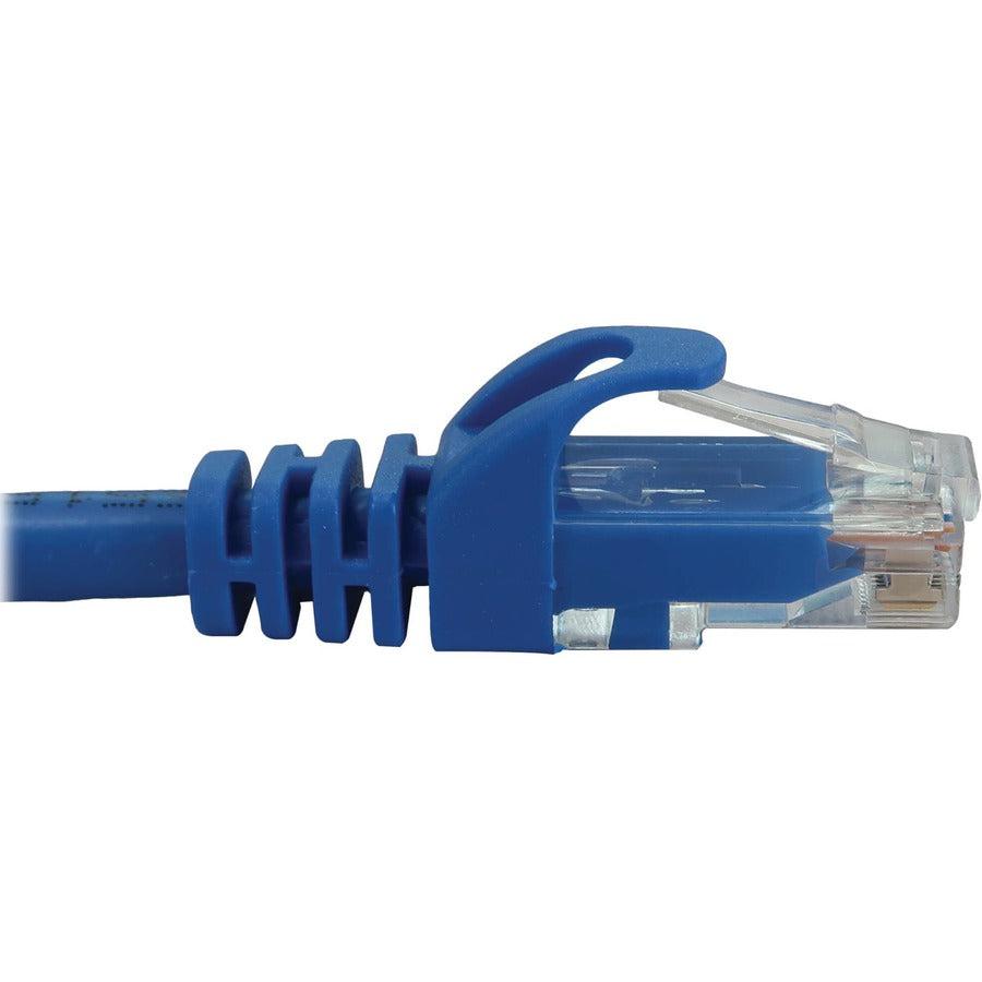 Tripp Lite Cat6a 10G Snagless Molded UTP Ethernet Cable (RJ45 M/M), PoE, Blue, 25 ft. (7.6 m)