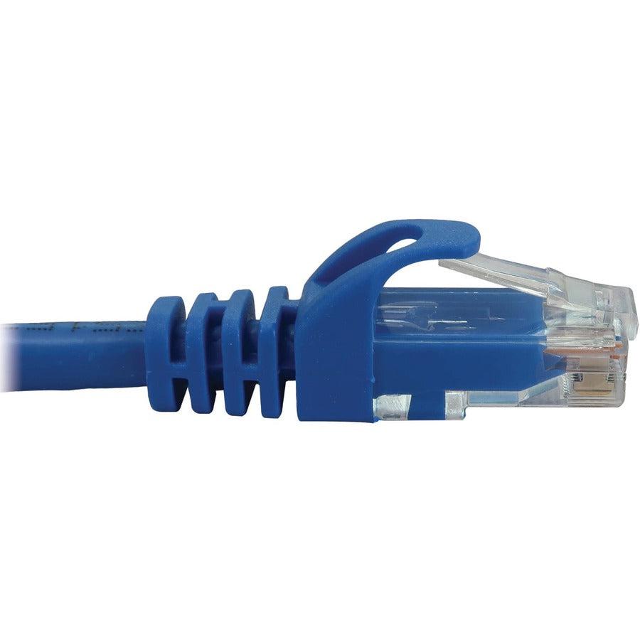 Tripp Lite Cat6a 10G Snagless Molded UTP Ethernet Cable (RJ45 M/M), PoE, Blue, 7 ft. (2.1 m)