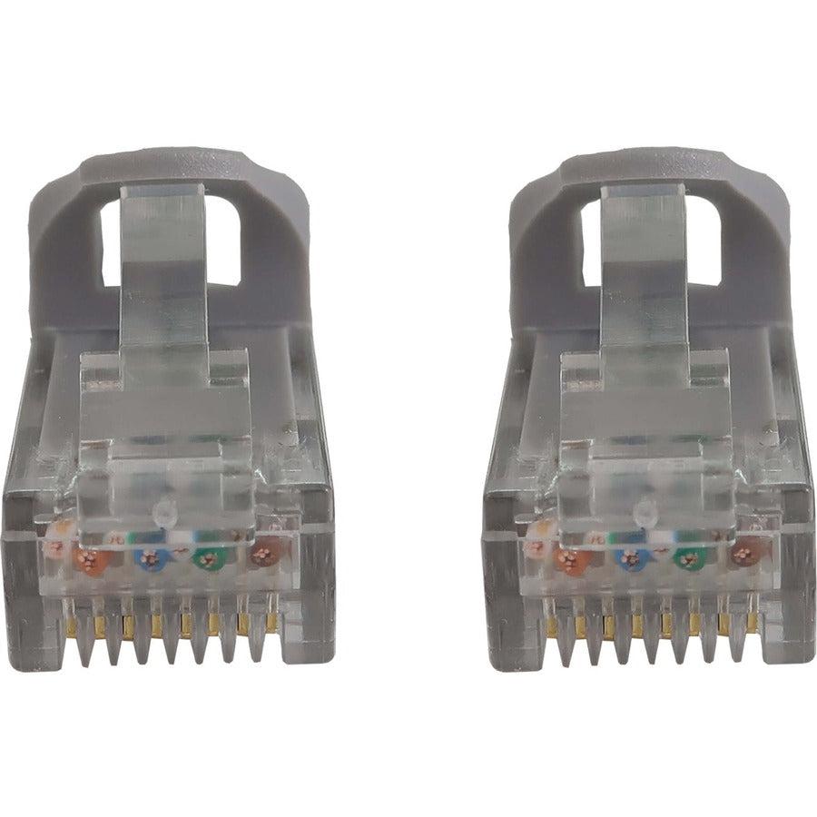 Tripp Lite Cat6a 10G Snagless Molded UTP Ethernet Cable (RJ45 M/M), PoE, Gray, 20 ft. (6.1 m)
