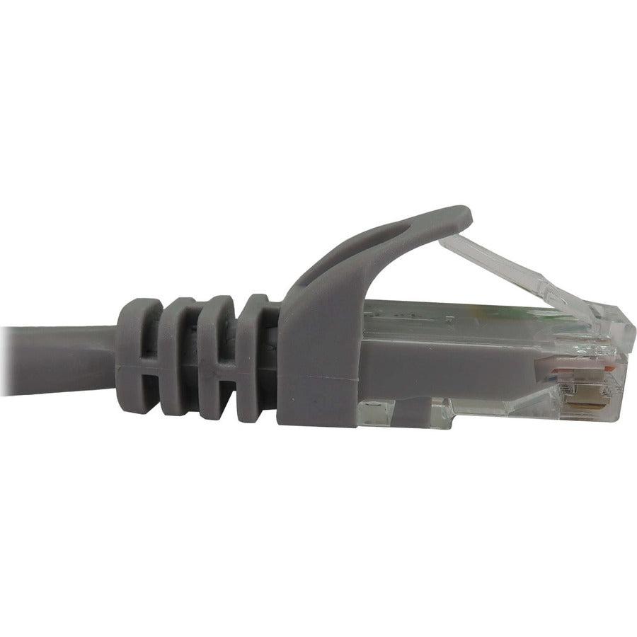 Tripp Lite Cat6a 10G Snagless Molded UTP Ethernet Cable (RJ45 M/M), PoE, Gray, 25 ft. (7.6 m)