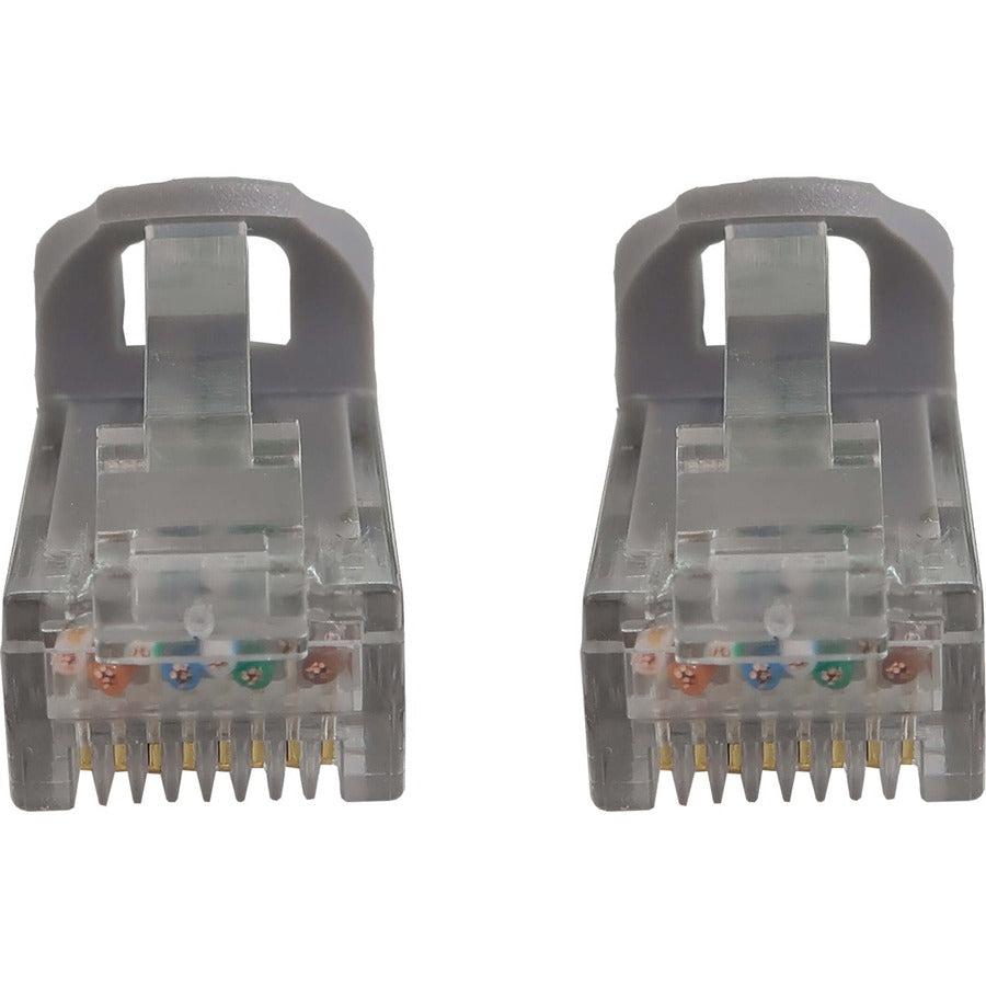 Tripp Lite Cat6a 10G Snagless Molded UTP Ethernet Cable (RJ45 M/M), PoE, Gray, 3 ft. (0.9 m)