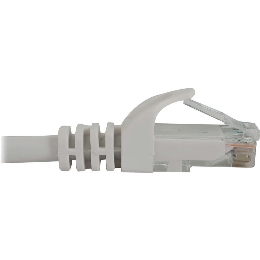 Tripp Lite Cat6a 10G Snagless Molded UTP Ethernet Cable (RJ45 M/M) PoE White 100 ft. (30.5