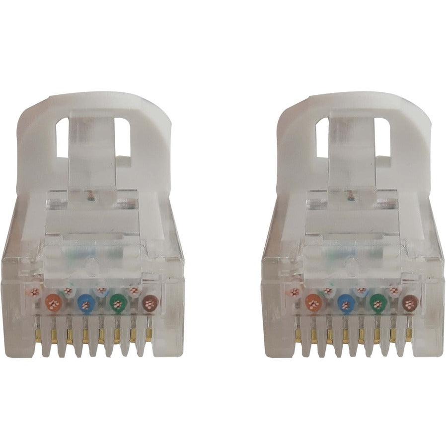 Tripp Lite Cat6a 10G Snagless Molded UTP Ethernet Cable (RJ45 M/M), PoE, White, 20 ft. (6.1 m)