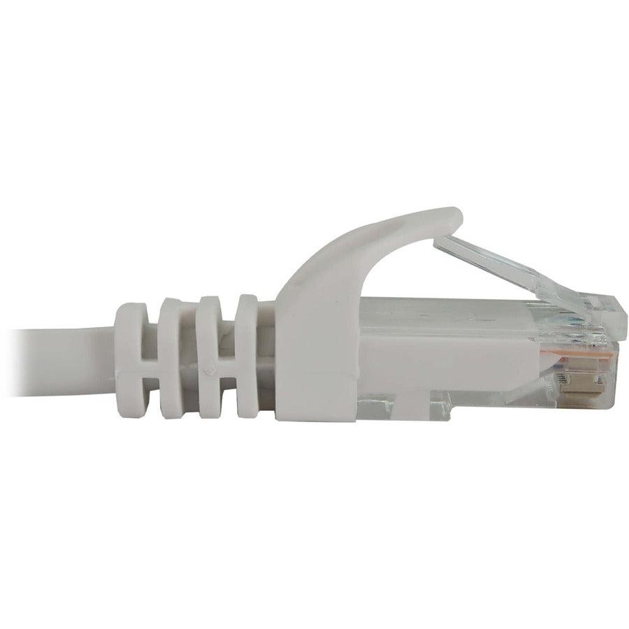 Tripp Lite Cat6a 10G Snagless Molded UTP Ethernet Cable (RJ45 M/M), PoE, White, 20 ft. (6.1 m)