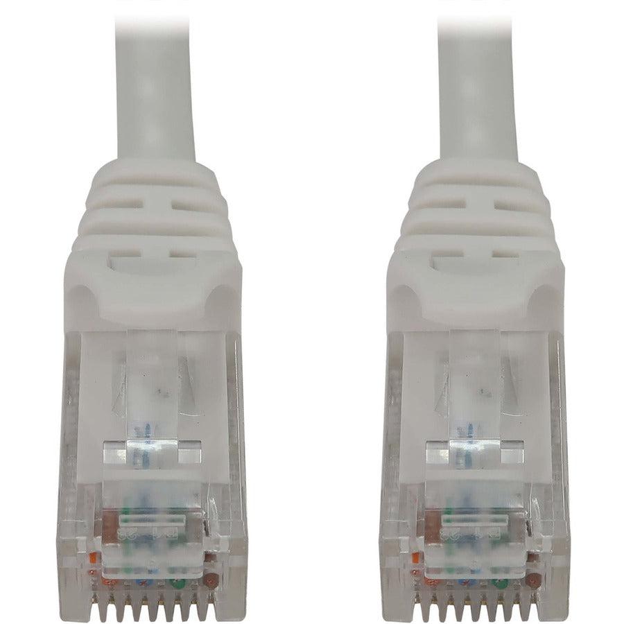 Tripp Lite Cat6a 10G Snagless Molded UTP Ethernet Cable (RJ45 M/M), PoE, White, 5 ft. (1.5 m)