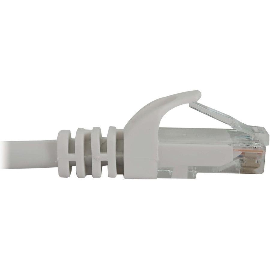 Tripp Lite Cat6a 10G Snagless Molded UTP Ethernet Cable (RJ45 M/M), PoE, White, 5 ft. (1.5 m)