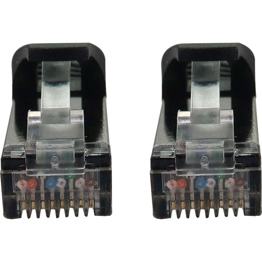 Tripp Lite Cat6a 10G Snagless Shielded Slim STP Ethernet Cable (RJ45 M/M), PoE, Black, 25 ft. (7.6 m)