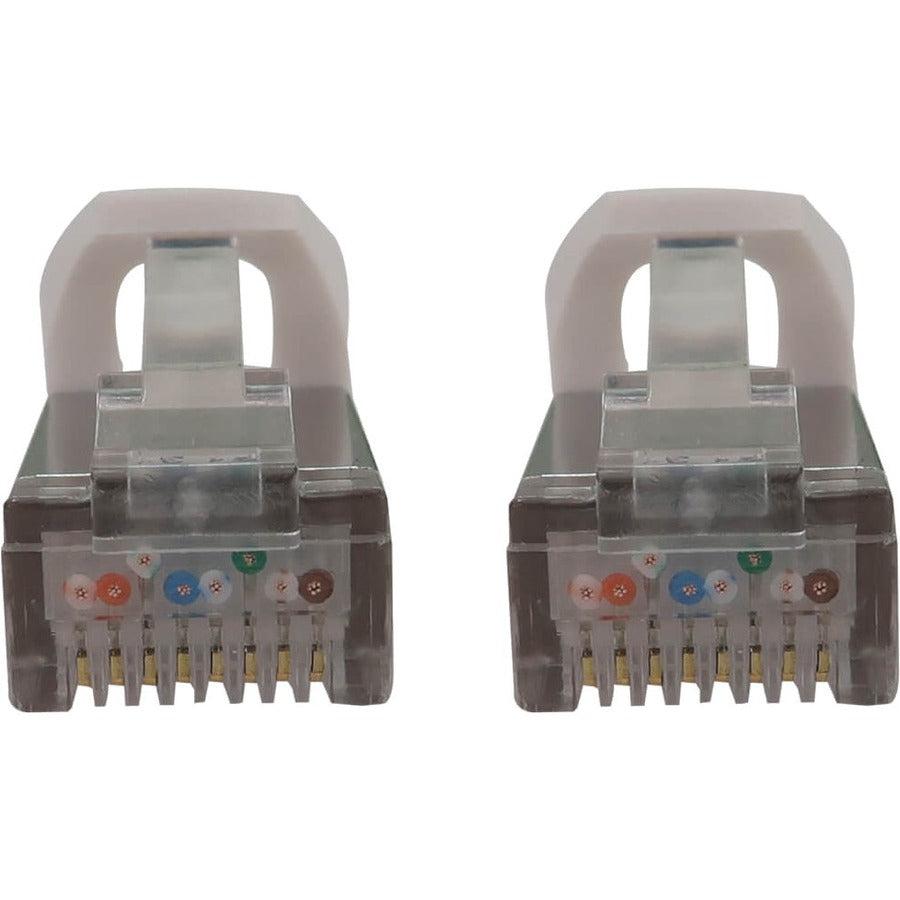 Tripp Lite Cat6a 10G Snagless Shielded Slim STP Ethernet Cable (RJ45 M/M), PoE, White, 25 ft. (7.6 m)