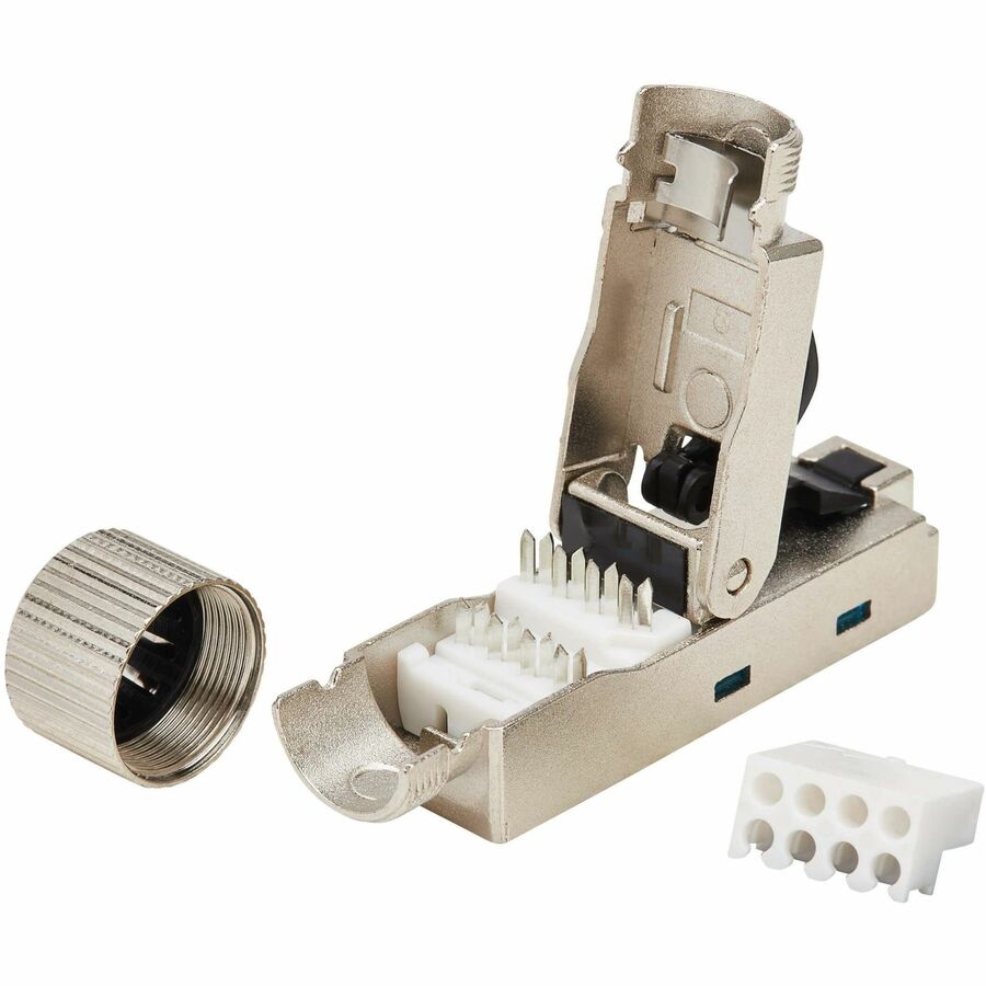 Tripp Lite Cat6a Class EA STP Field-Termination Plug, 568A/568B, TAA - 1 x RJ-45 Network