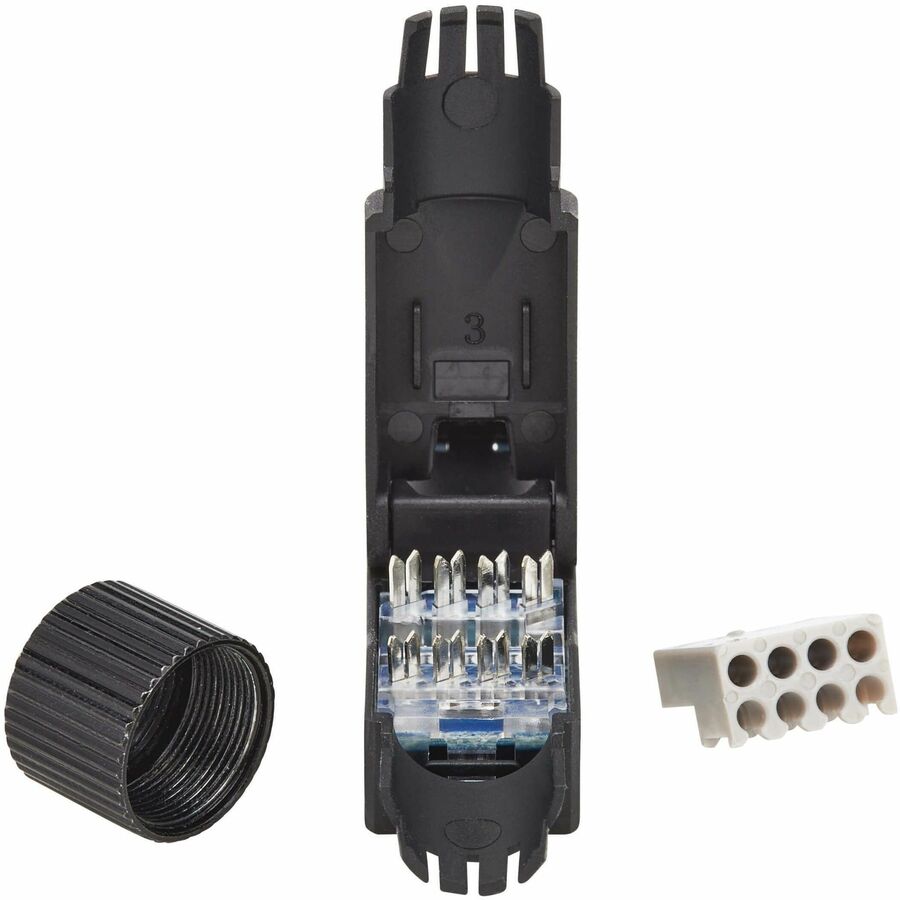 Tripp Lite Cat6a Class EA UTP Field-Termination Plug, 568A/568B, TAA - 1 x RJ-45 Network