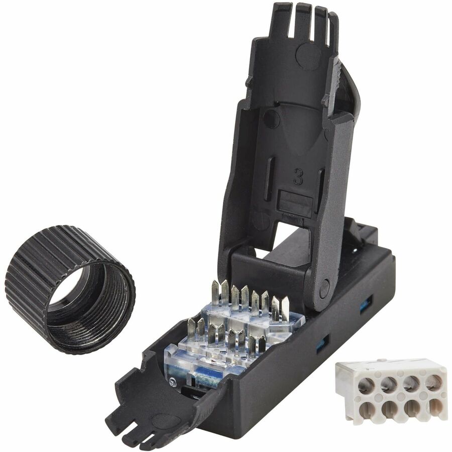 Tripp Lite Cat6a Class EA UTP Field-Termination Plug, 568A/568B, TAA - 1 x RJ-45 Network