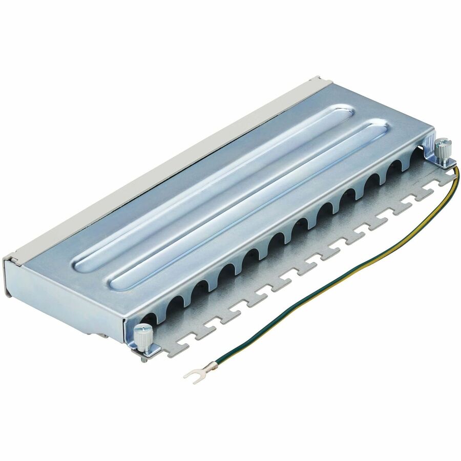 Tripp Lite Cat6a STP Patch Panel, 12 Ports, DIN Rail or Wall Mount, TAA - 12 Port(s) - 12