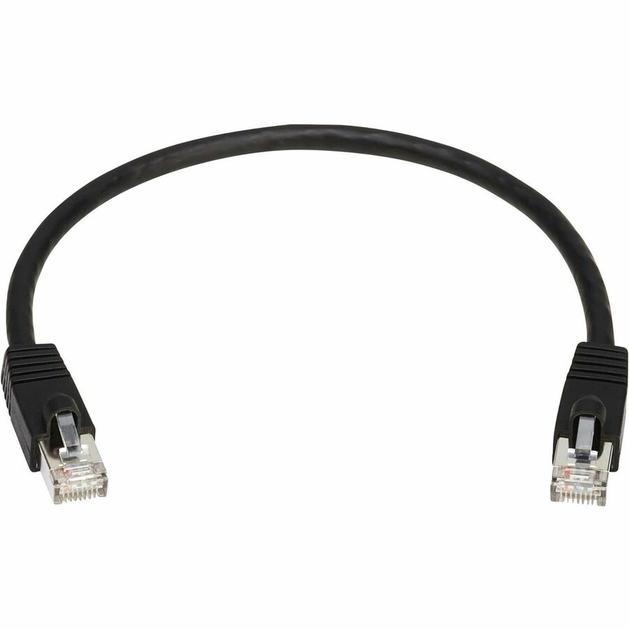 Tripp Lite Cat8 40G Snagless SSTP Ethernet Cable (RJ45 M/M), PoE, Blue, 1 ft. (0.3 m) - 1
