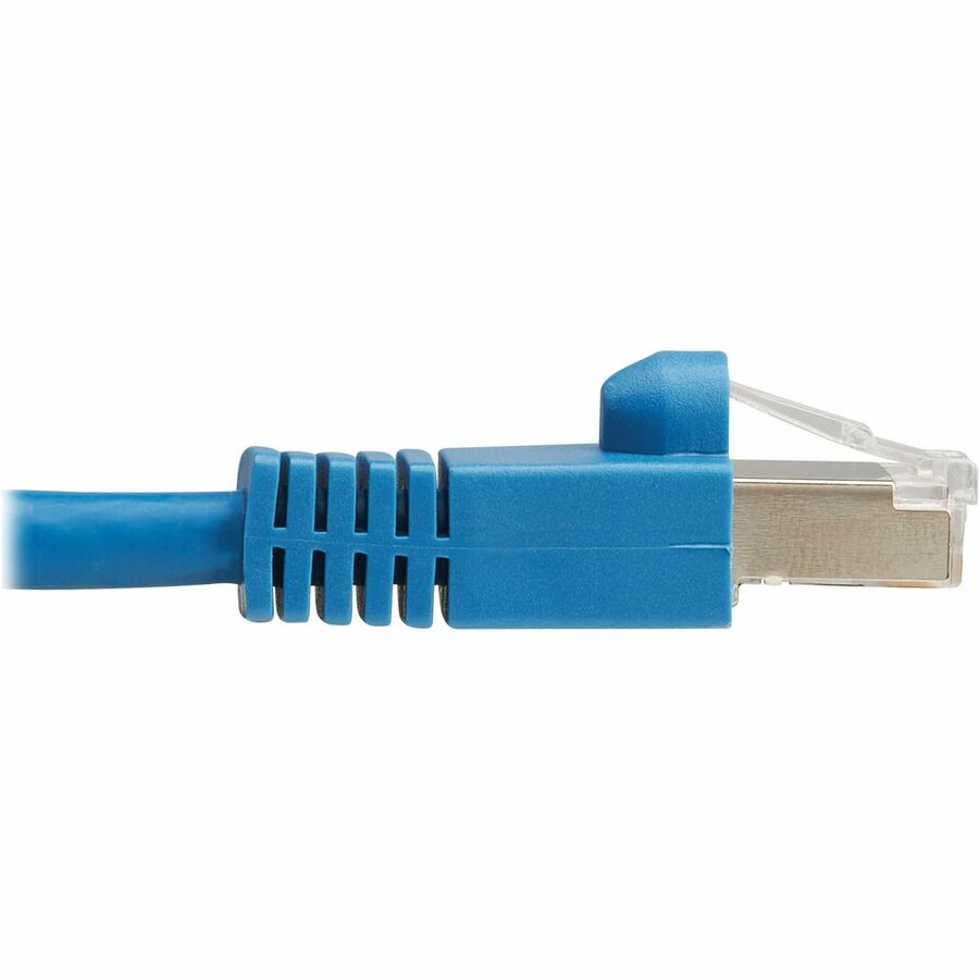 Tripp Lite Cat8 40G Snagless SSTP Ethernet Cable (RJ45 M/M), PoE, LSZH, Blue, 0.5 m (1.6