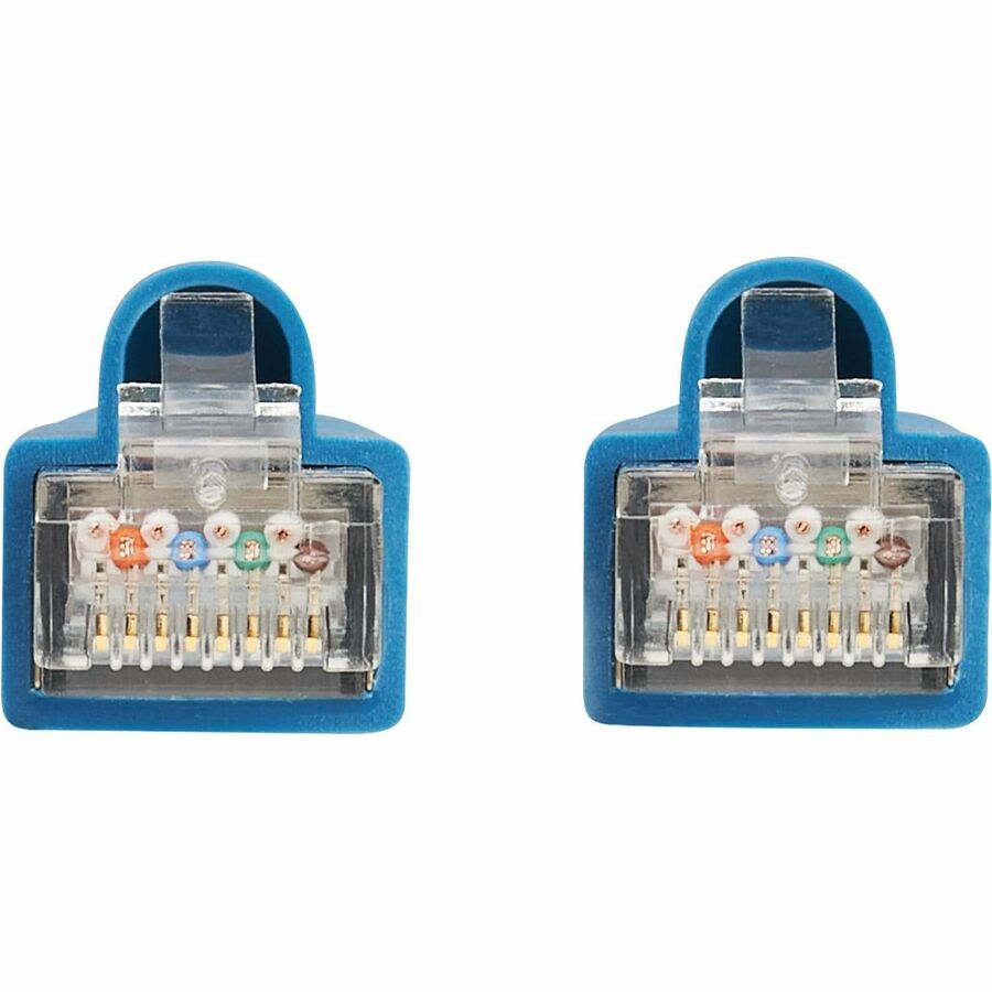 Tripp Lite Cat8 40G Snagless SSTP Ethernet Cable (RJ45 M/M), PoE, LSZH, Blue, 0.5 m (1.6