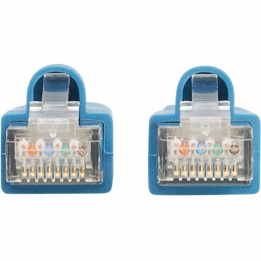 Tripp Lite Cat8 40G Snagless SSTP Ethernet Cable (RJ45 M/M), PoE, LSZH, Blue, 2 m (6.6