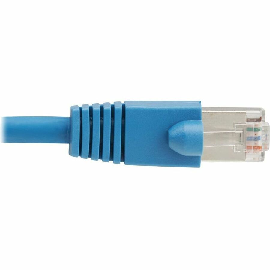Tripp Lite Cat8 40G Snagless SSTP Ethernet Cable (RJ45 M/M), PoE, LSZH, Blue, 2 m (6.6
