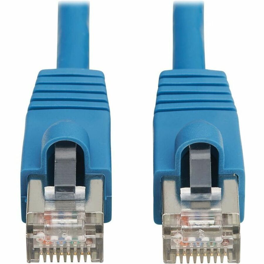 Tripp Lite Cat8 40G Snagless SSTP Ethernet Cable (RJ45 M/M), PoE, LSZH, Blue, 2 m (6.6