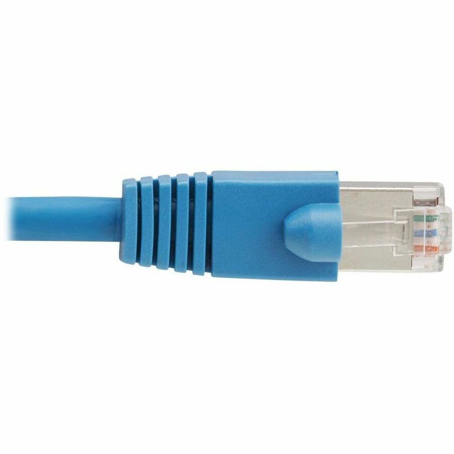 Tripp Lite Cat8 40G Snagless SSTP Ethernet Cable (RJ45 M/M), PoE, LSZH, Blue, 2.5 m (8.2