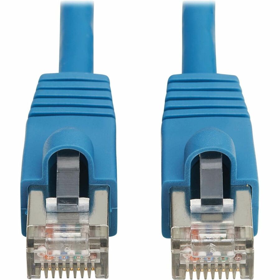 Tripp Lite Cat8 40G Snagless SSTP Ethernet Cable (RJ45 M/M), PoE, LSZH, Blue, 3 m (9.8