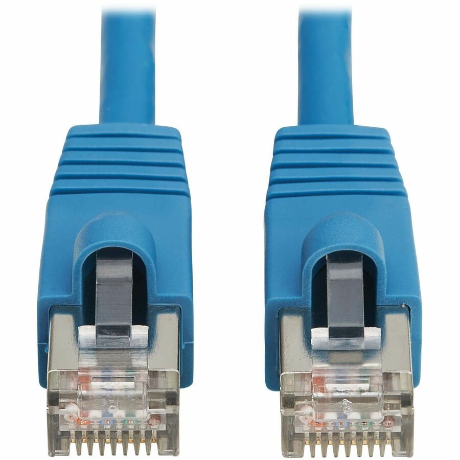 Tripp Lite Cat8 40G Snagless SSTP Ethernet Cable (RJ45 M/M), PoE, LSZH, Blue, 4 m (13.1