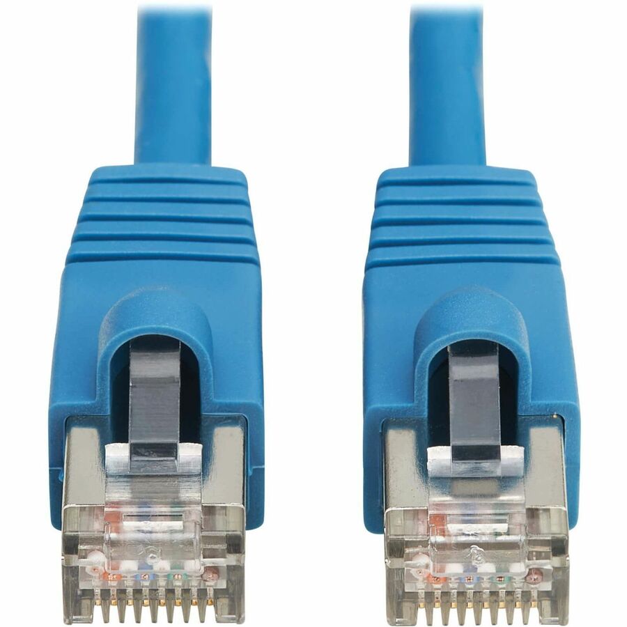 Tripp Lite Cat8 40G Snagless SSTP Ethernet Cable (RJ45 M/M), PoE, LSZH, Blue, 7 m (23
