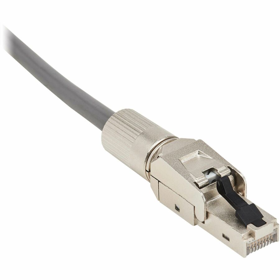 Tripp Lite Cat8 STP Class 1 Field-Termination Plug, 568A/568B, TAA - 1 x RJ-45 Network