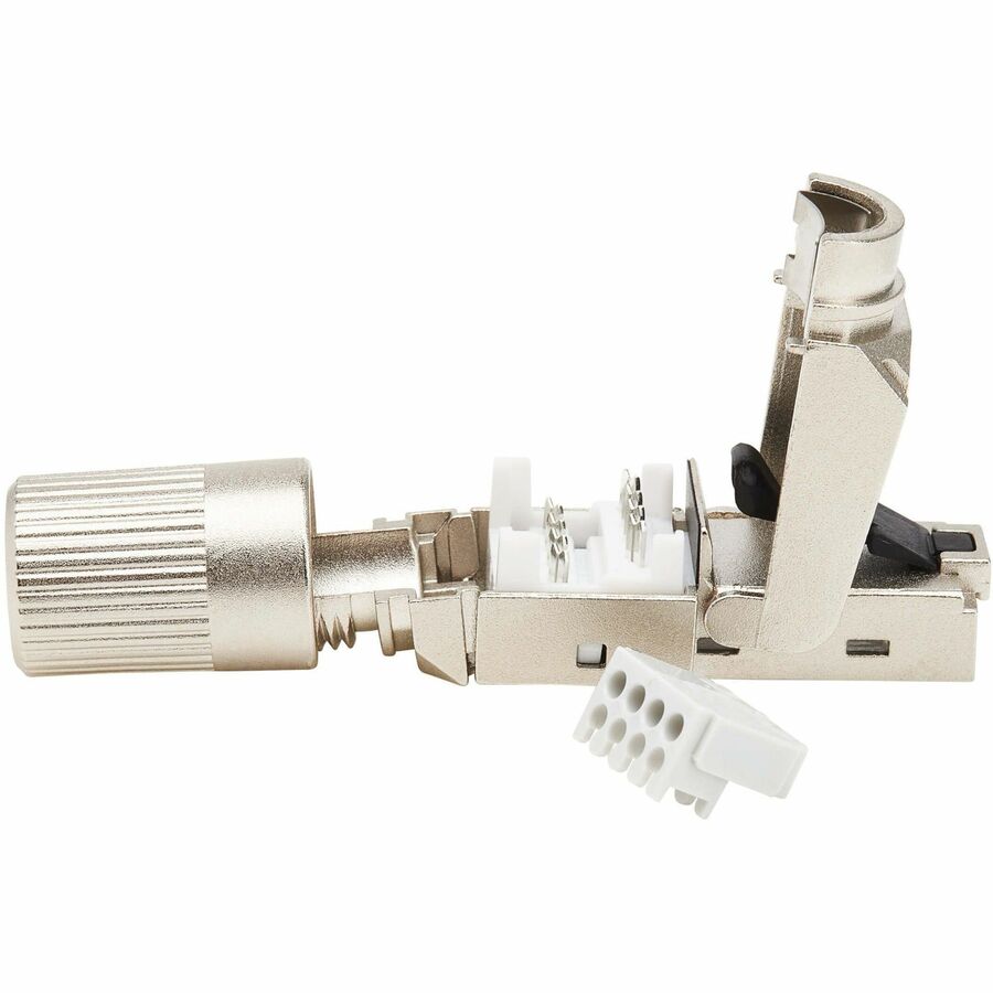 Tripp Lite Cat8 STP Class 1 Field-Termination Plug, 568A/568B, TAA - 1 x RJ-45 Network