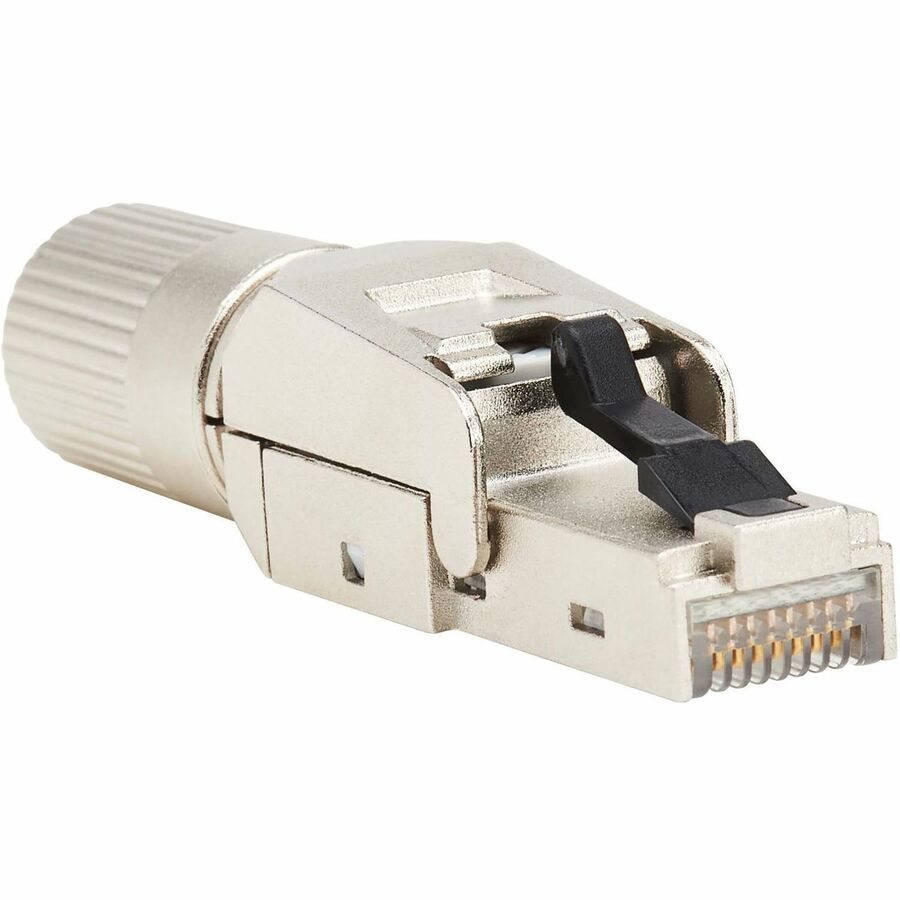 Tripp Lite Cat8 STP Class 1 Field-Termination Plug, 568A/568B, TAA - 1 x RJ-45 Network
