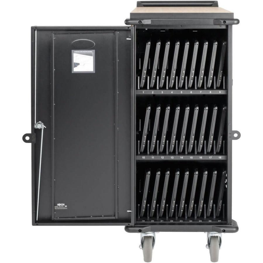 Tripp Lite Csc27Ac Portable Device Management Cart/Cabinet Black