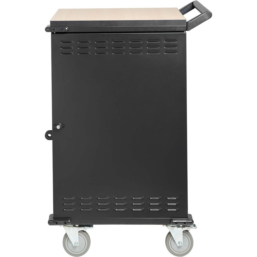 Tripp Lite Cscstorage1 Locking Storage Cart For Mobile Devices And Av Equipment - Black