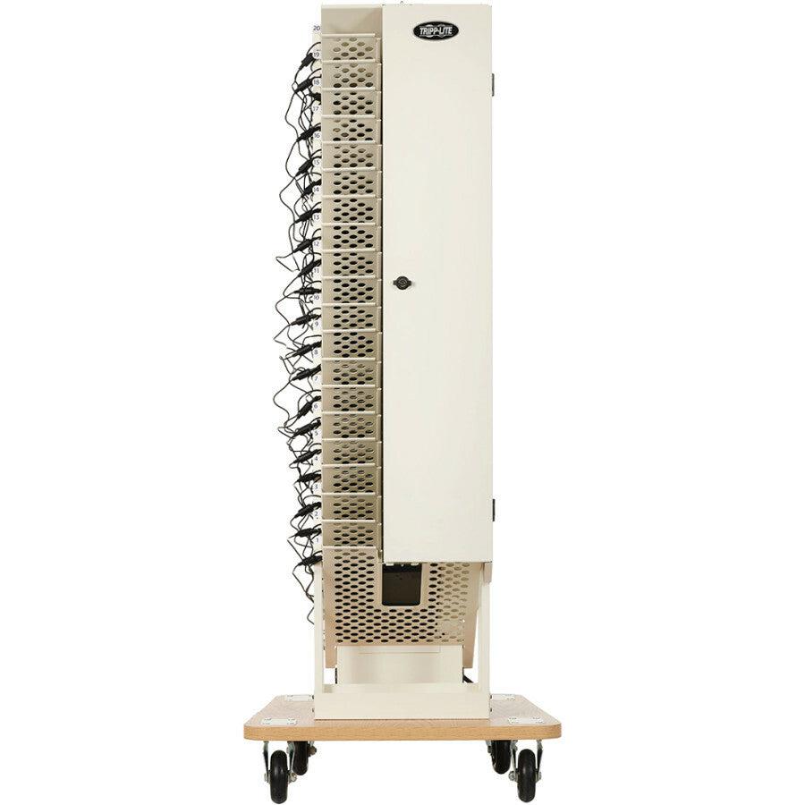 Tripp Lite Cst40Ac Portable Device Management Cart/Cabinet Freestanding White